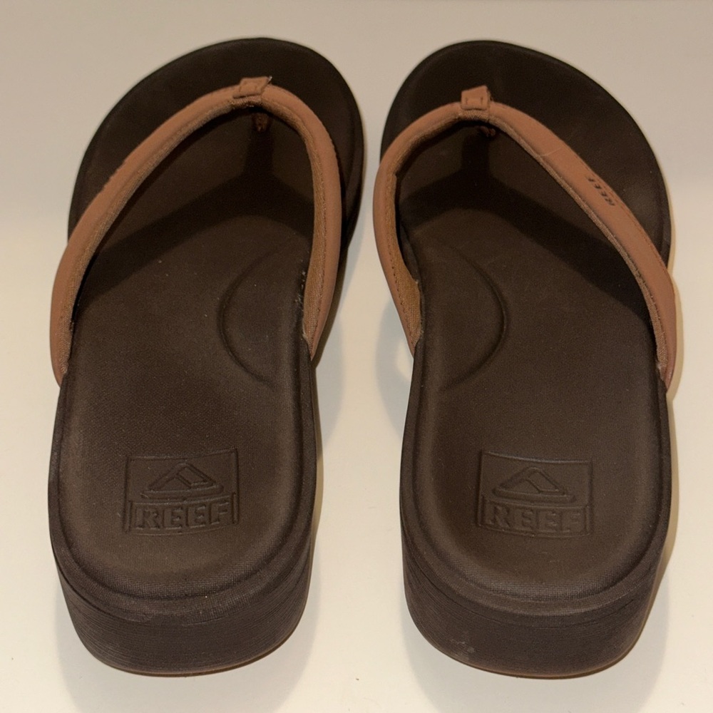 Reef Brown and Black Women's Sandals - Picture 5 of 7